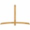 Ekena Millwork Bellingham Rough Sawn Timber Gable Bracket, Western Red Cedar, 84"W x 56"H x 2"D x 4"F, 16/12 Pitch GBW084X56X0204BEL00RWR - alternate 1